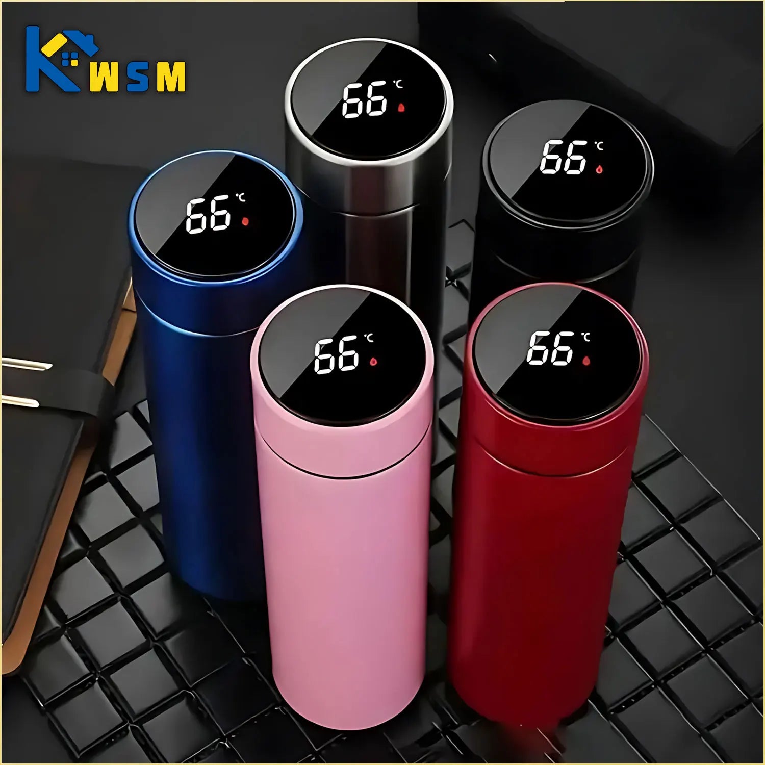 Smart LED Temperature Display Water Bottle
