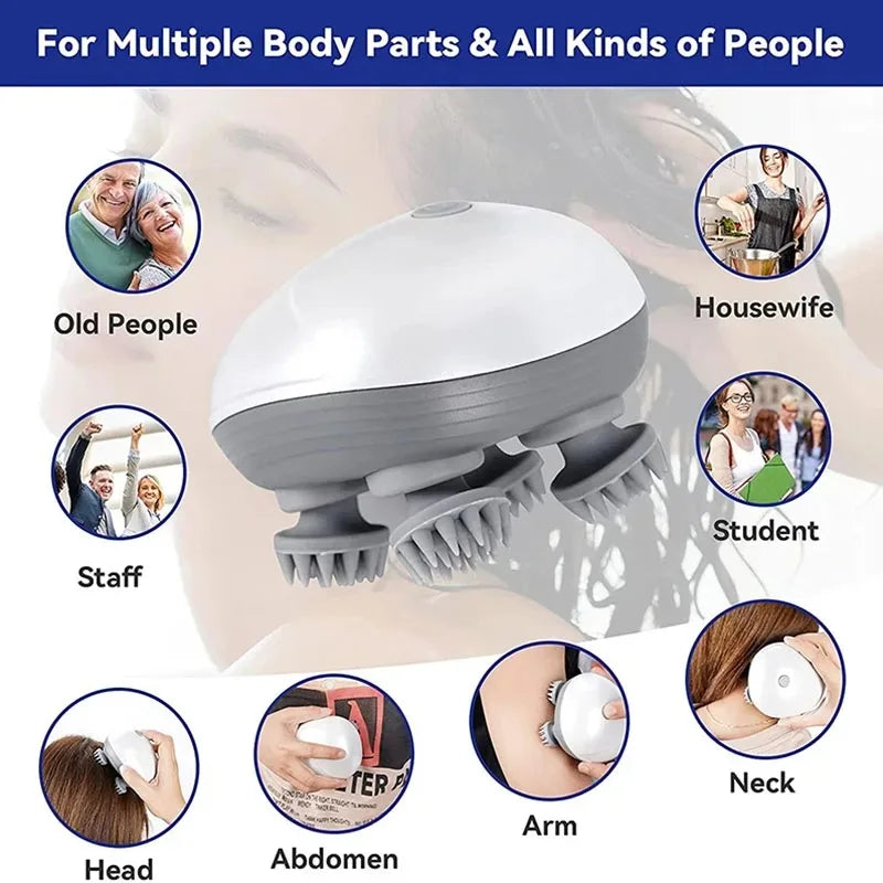 Electric Scalp & Body Massager