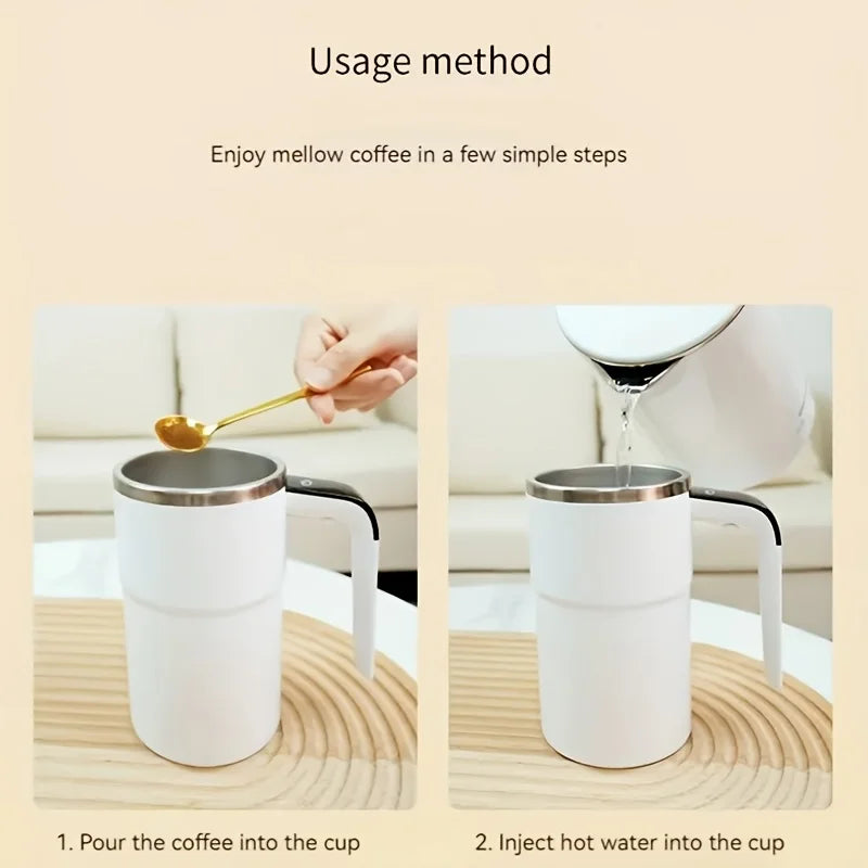 Automatic Self-Stirring Coffee Mug